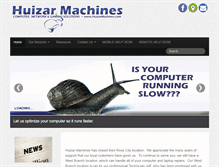 Tablet Screenshot of huizarmachines.com